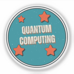 Quanten-Computing-Wissenschaft Aufkleber