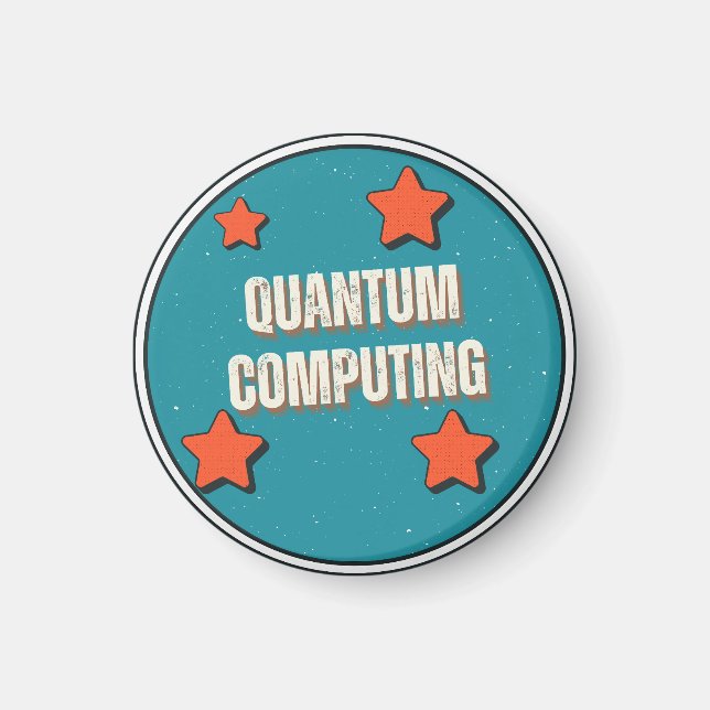 Quanten-Computing-Wissenschaft Magnet (Vorne)