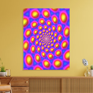 Quanten-Eigen-State-Mandala-Kunst Leinwanddruck