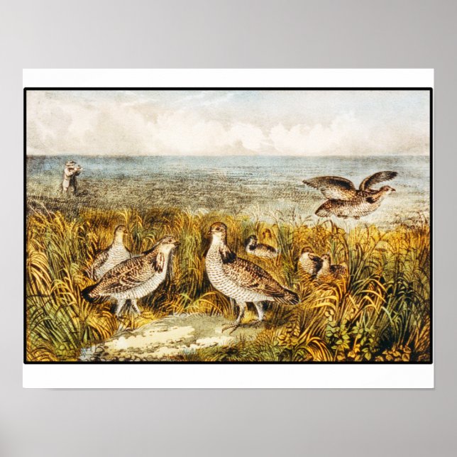 Quantenjagd - Vintage Kunst Poster (Vorne)