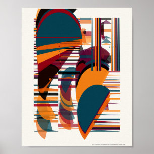 Quantenmechanik Bauhaus Muster Poster