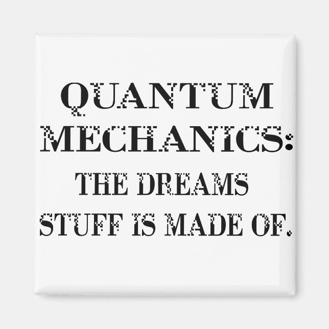 Quantenmechanik Magnet (Vorne)
