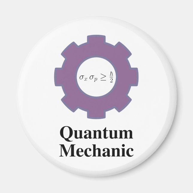 Quantenmechanik Magnet (Vorne)