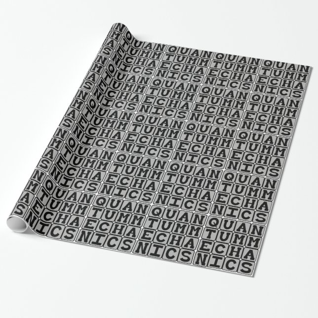 Quantenmechanik, Physik Konzept Geschenkpapier (Ungerollt)