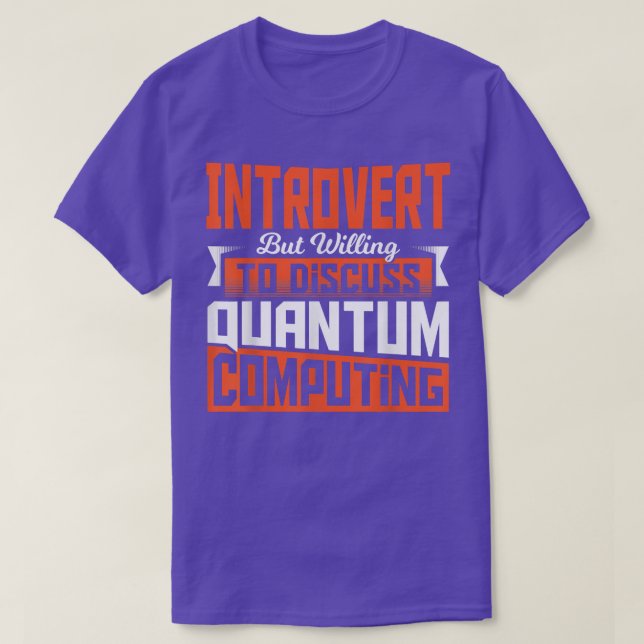 Quantenphysik Wissenschaftliche Mathematik T-Shirt (Design vorne)