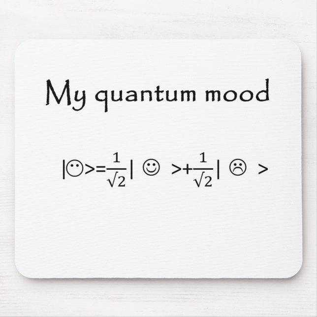 Quantenstimmung normalisiert mousepad (Vorne)