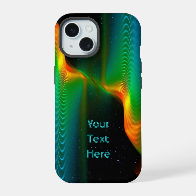 Quantenverschränkung iPhone 15 Hülle (Rückseite)