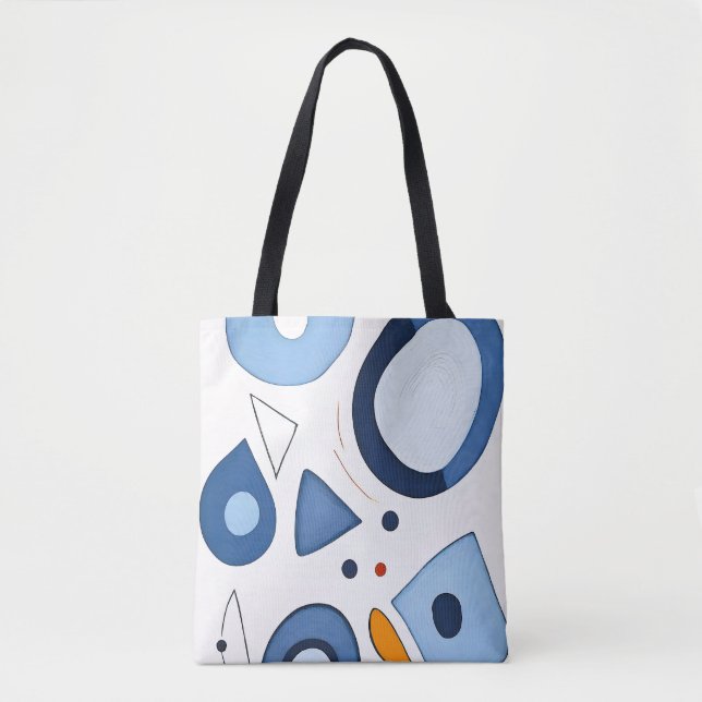 Quantum Dot Dreams Abstrakt Tasche (Vorderseite)