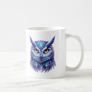 Quantum-Eulengeist der Weisheit Kaffeetasse