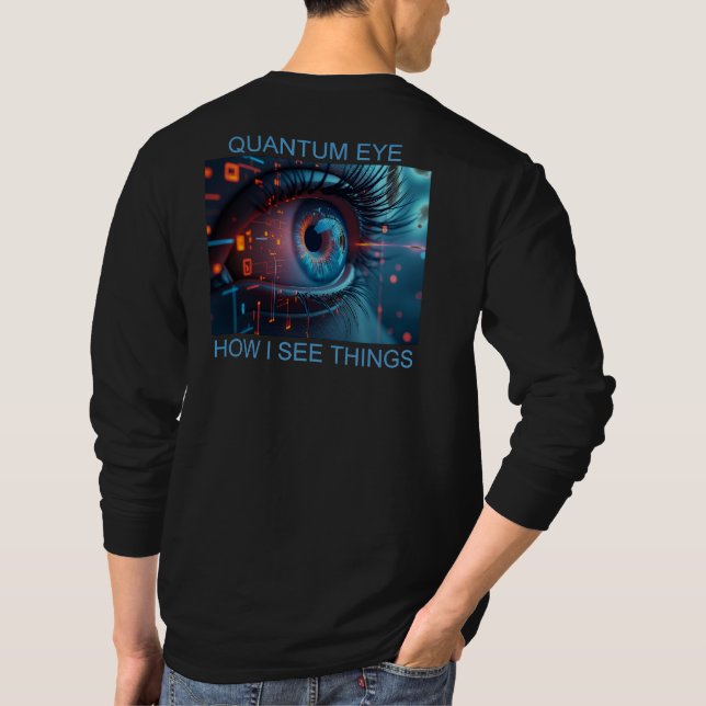 Quantum Eye Herren schwarzes Langarmshirt bk T-Shirt (Rückseite)
