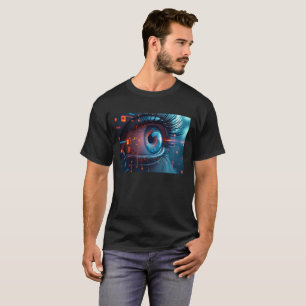 Quantum Eye hommes T-shirt noir