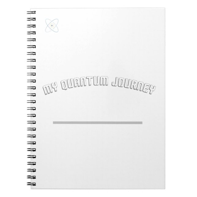 Quantum Journeys Hypnose Spiral Journal Notizblock (Vorderseite)