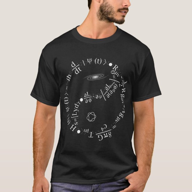 Quantum Mechanics Formula - String Theory Math Un T-Shirt (Vorderseite)