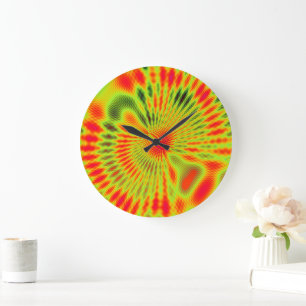 Quantum Mechanics Mandala Art Wanduhr