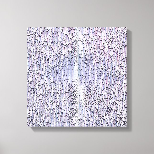 Quantum Physics Geometric Pattern  Leinwanddruck (Vorderseite)