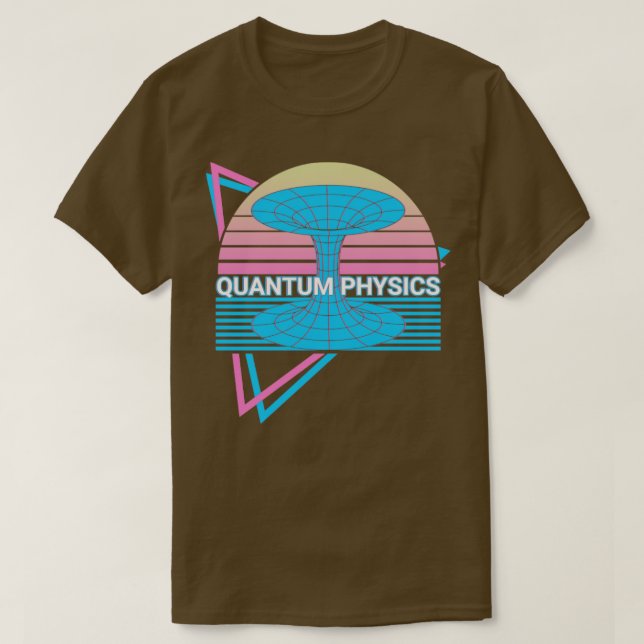 Quantum Physics Retro T-Shirt (Design vorne)