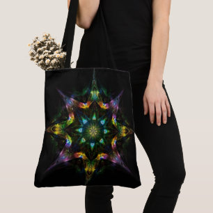 Quantum Starfire - Sacred Geometry Cosmic Mandala Tasche
