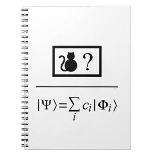 Quantum-Superposition Notizblock