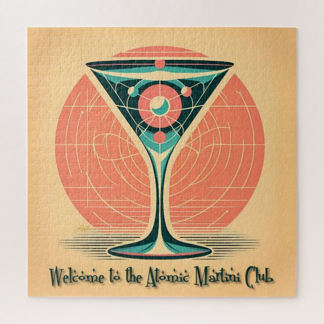 Quantum-Verschränkung Atomic Martini Club Cocktail (Vertikal)