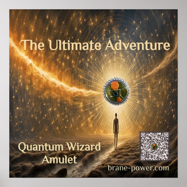 Quantum Wizard Amulet Poster (Vorne)