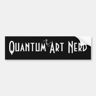 Quantums-Kunst Nerd© mit sich hin- und Autoaufkleber