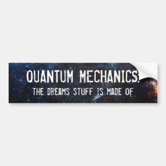 Quantums-Mechaniker Autoaufkleber