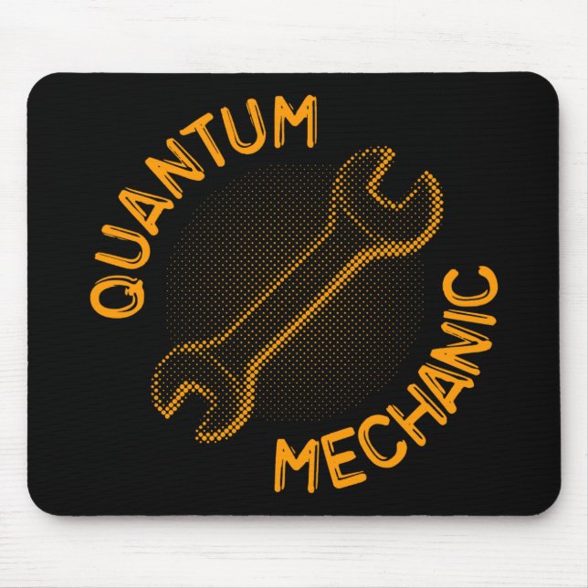 Quantums-Mechaniker Mousepad (Vorne)