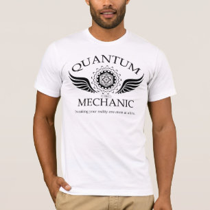 QUANTUMS-MECHANIKER (Schwarzes) T-Shirt