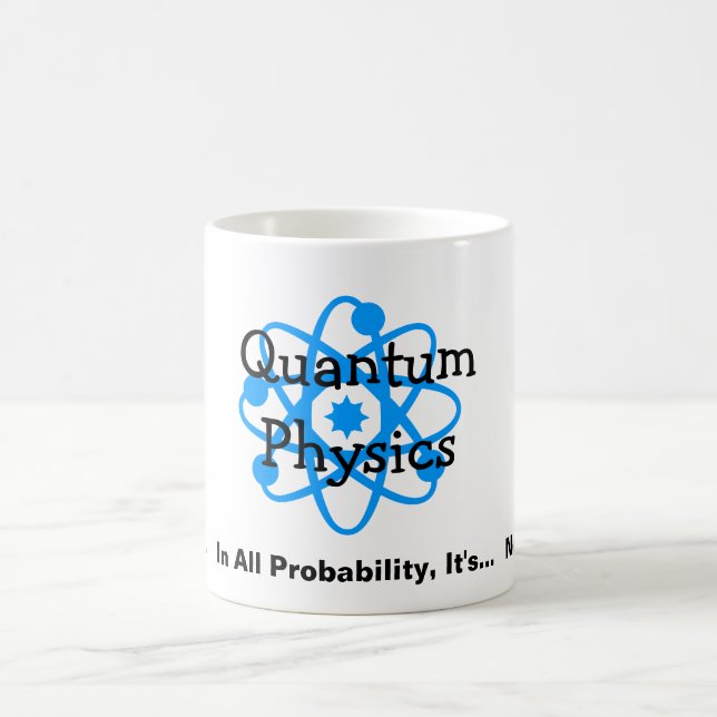 Quantums-Physik Kaffeetasse (Mittel)