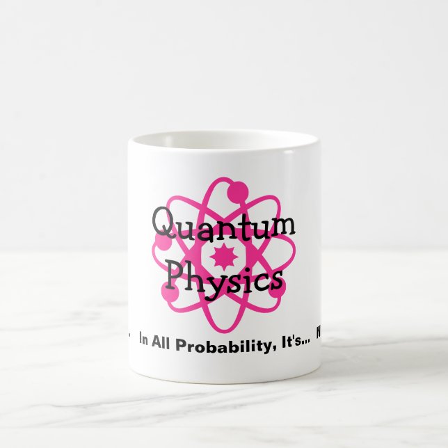 Quantums-Physik Kaffeetasse (Mittel)