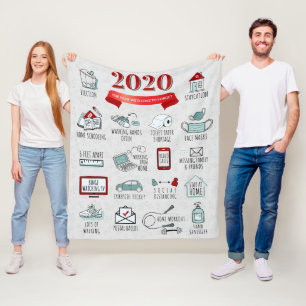 Quarantäne 2020 Gedenkfeier Weihnachten Fleecedecke
