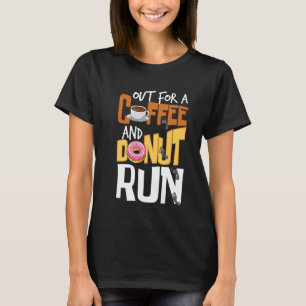 Quarantäne für Kaffee und Donut-Lebensmittelgeschä T-Shirt
