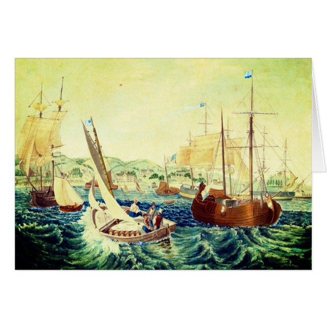 Quarantäne, Insel Staten 1833 (Vorderseite (Horizontal))