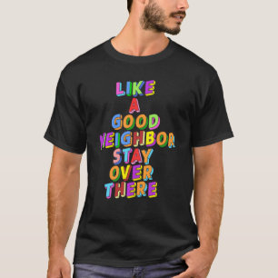 Quarantäne Soziale Distanzierung antisoziale Einst T-Shirt