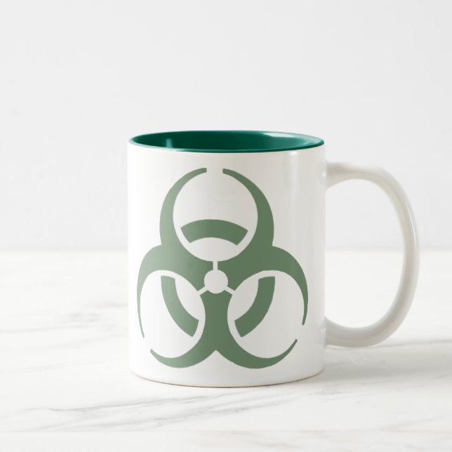 Quarantäne-Tasse Zweifarbige Tasse (Rechts)