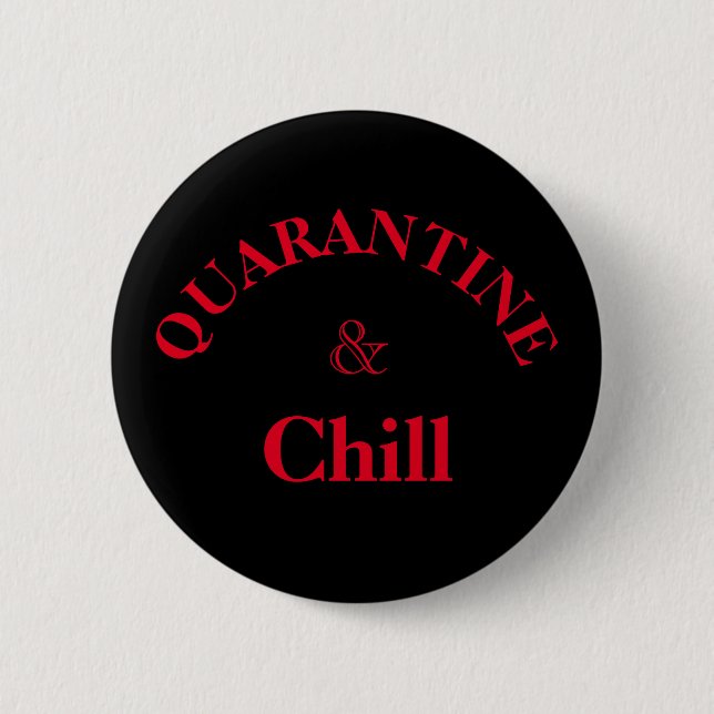 Quarantäne und Kälte Button (Vorderseite)