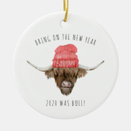 Quarantäne Weihnachten | Funny 2020 Keramik Ornament