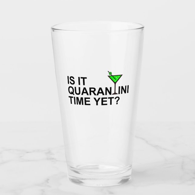 Quarantänegläser Glas (Vorderseite)