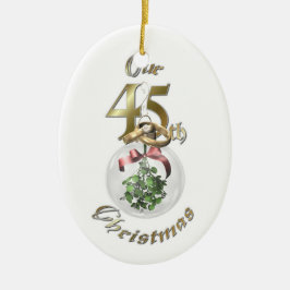 Quarante-cinquième ornement marié de Noël