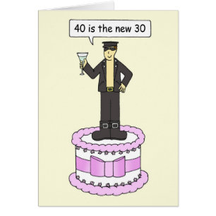 quarantième Homme d'anniversaire dans l'amusement
