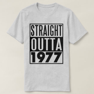 quarantième T-shirt Outta droit 1977