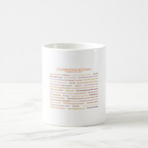 Quarantième tasse d'anniversaire de 1977 souvenirs