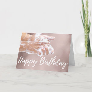 Quarantine Carte d'anniversaire Funny Rose Gold