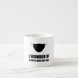 Quarantine Covid Sports Miss Me Espressotasse