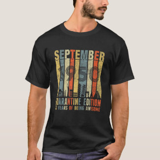 Quarantine Edition September 1950 70Th Birthday Gi T-Shirt