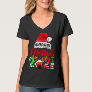 Quarantine Matching Family Xmas Pajama Merry Chris T-Shirt