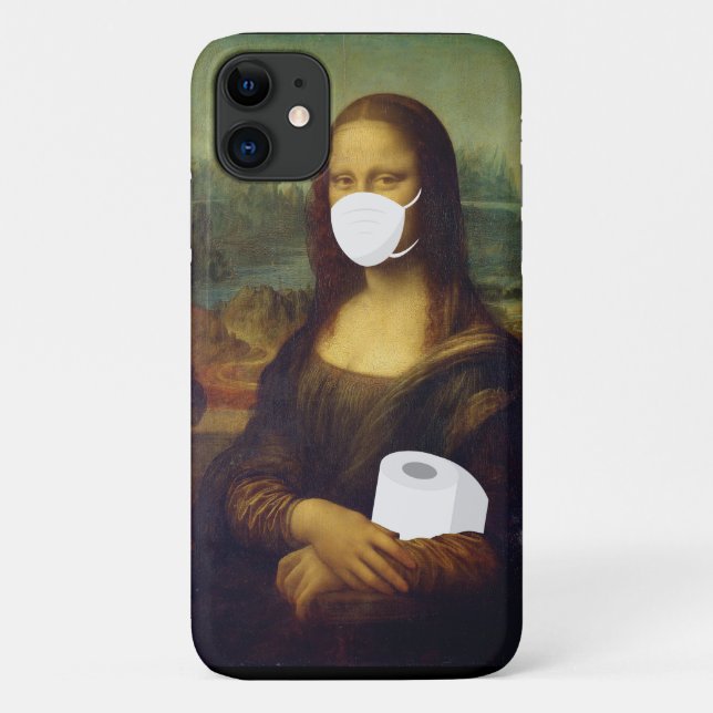 Quarantine Mona Lisa Case-Mate iPhone Hülle (Rückseite)