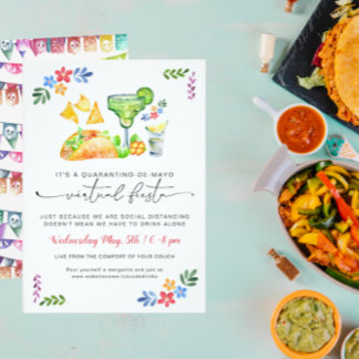 Quarantino-de-Mayo | Virtual Cinco-de-Mayo-Party Einladung