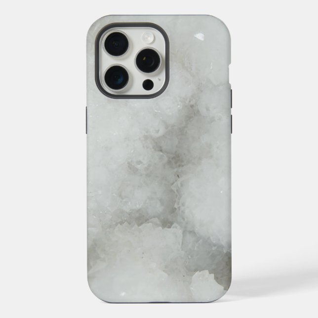 Quart Crystal Geode iPhone 15 Pro Max Hülle (Rückseite)