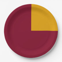 Quarter Block Benutzerdefinierte Party-Papierplatt